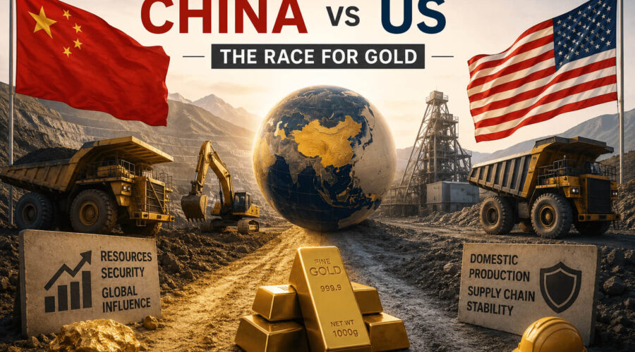China vs US Gold Mining