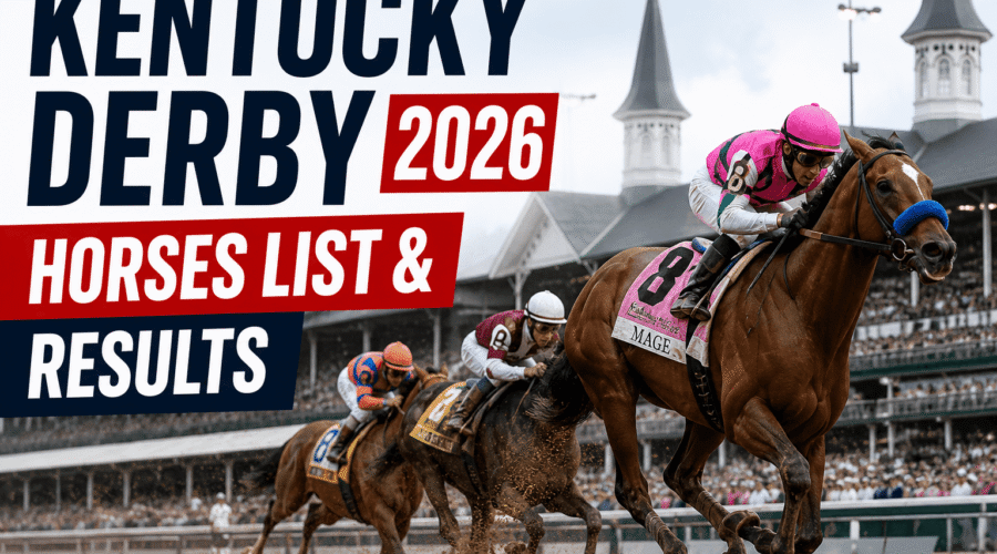 Kentucky Derby Horses List and Results 2026