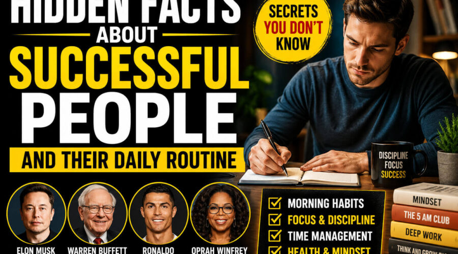 Hidden Facts About Successful People and Their Daily Routine
