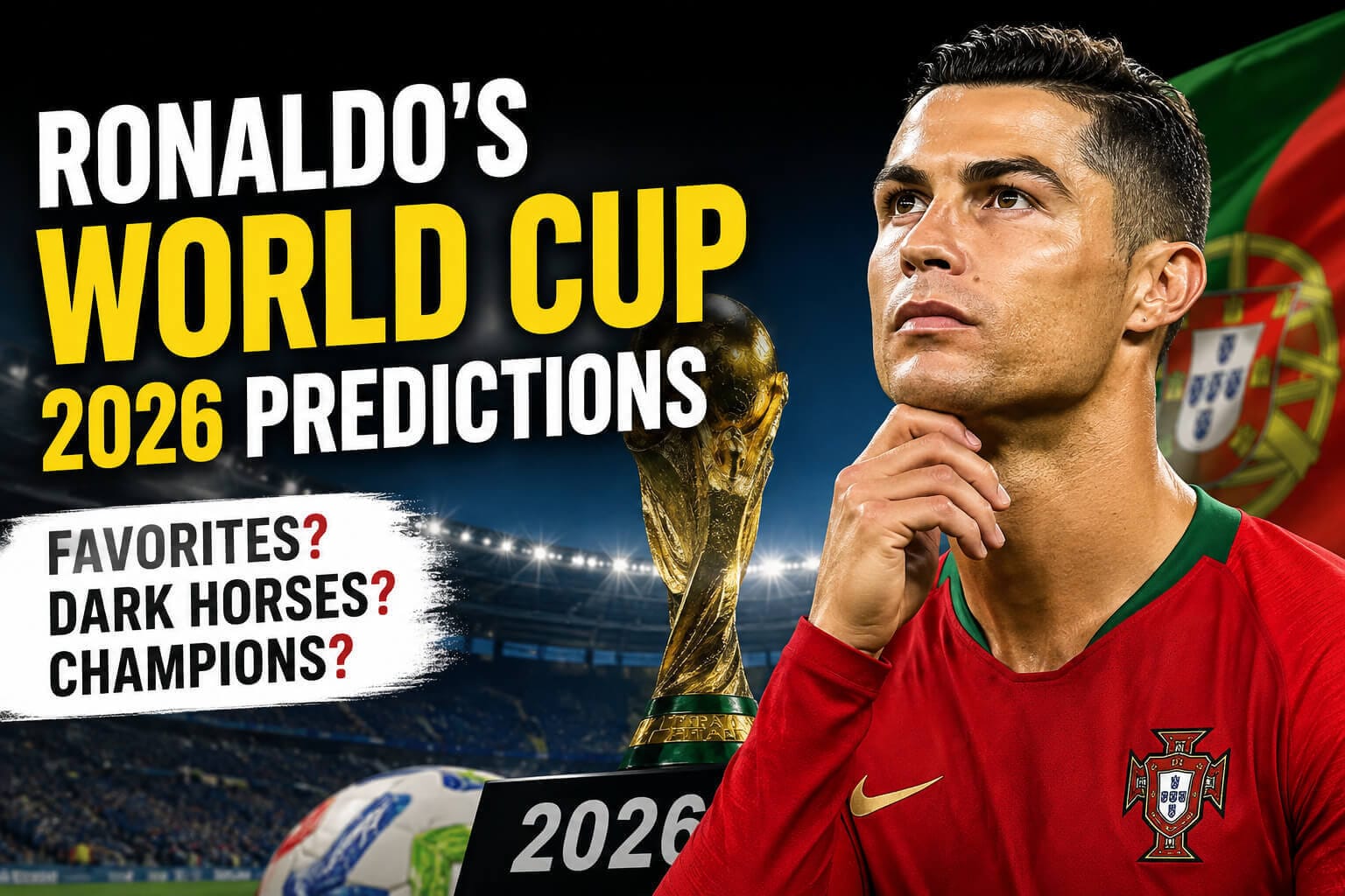 Cristiano Ronaldo’s FIFA World Cup 2026 Predictions & Interesting Facts