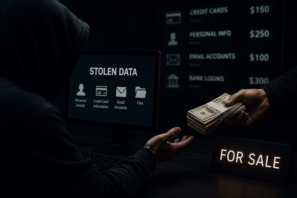 Stolen Information Is Bought and Sold