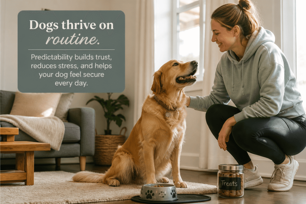 Dogs Thrive on Routine