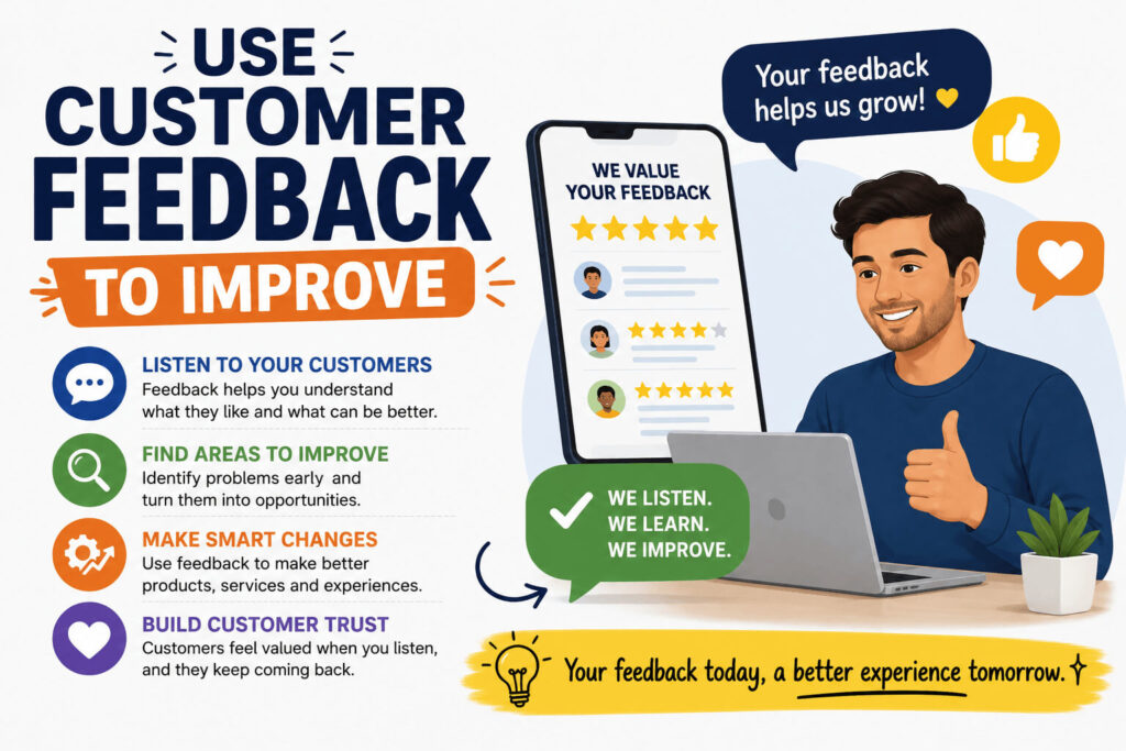  Use Customer Feedback to Improve