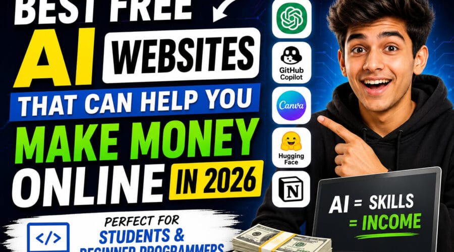 Best Free AI Websites Which Can Help You Make Money Online in 2026