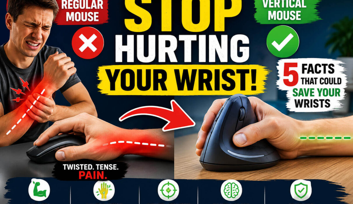 Vertical Mouse Benefits: 5 Facts That Could Save Your Wrists