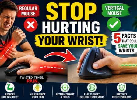 Vertical Mouse Benefits: 5 Facts That Could Save Your Wrists