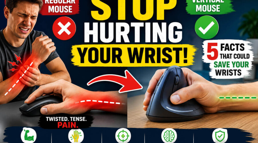 Vertical Mouse Benefits: 5 Facts That Could Save Your Wrists
