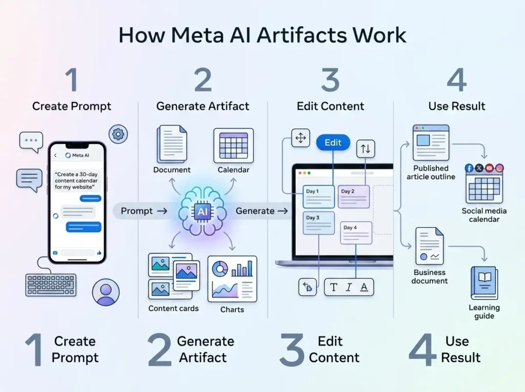 How to Use Meta AI Artifacts Step by Step Guide