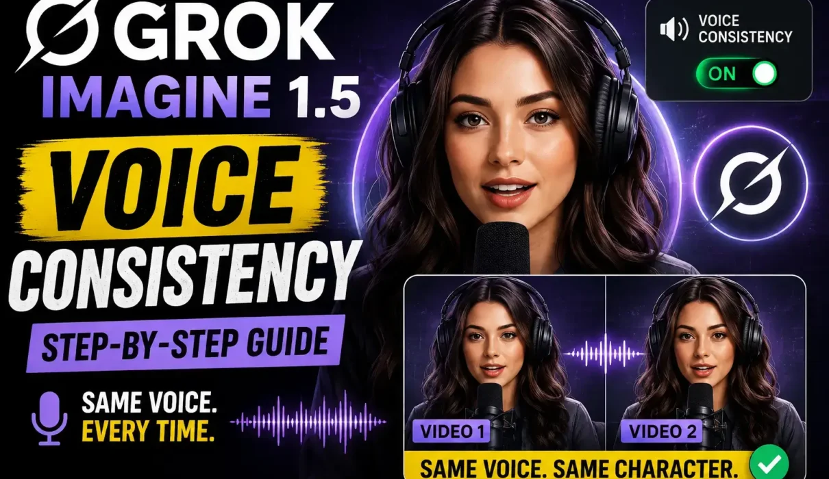 Grok Imagine voice consistency