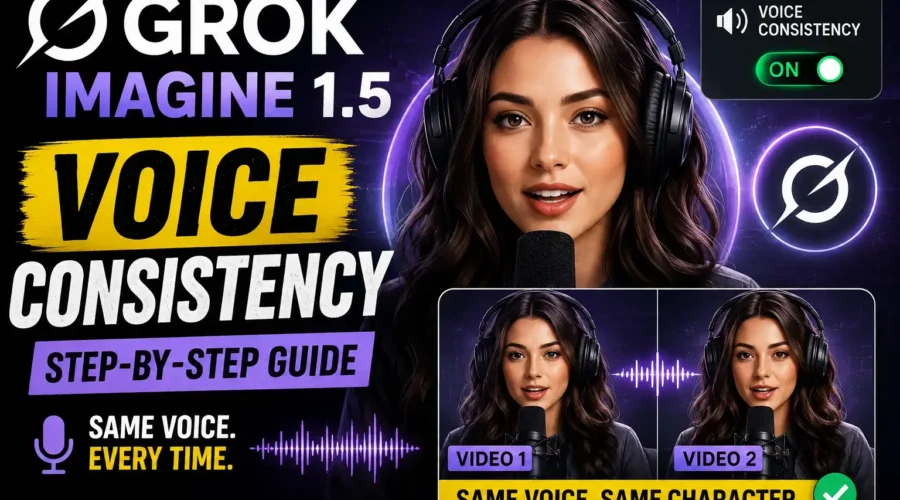 Grok Imagine voice consistency