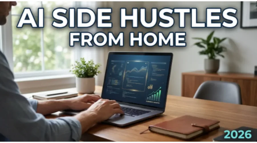 12 Earning Ways (AI Side Hustles From Home 2026)