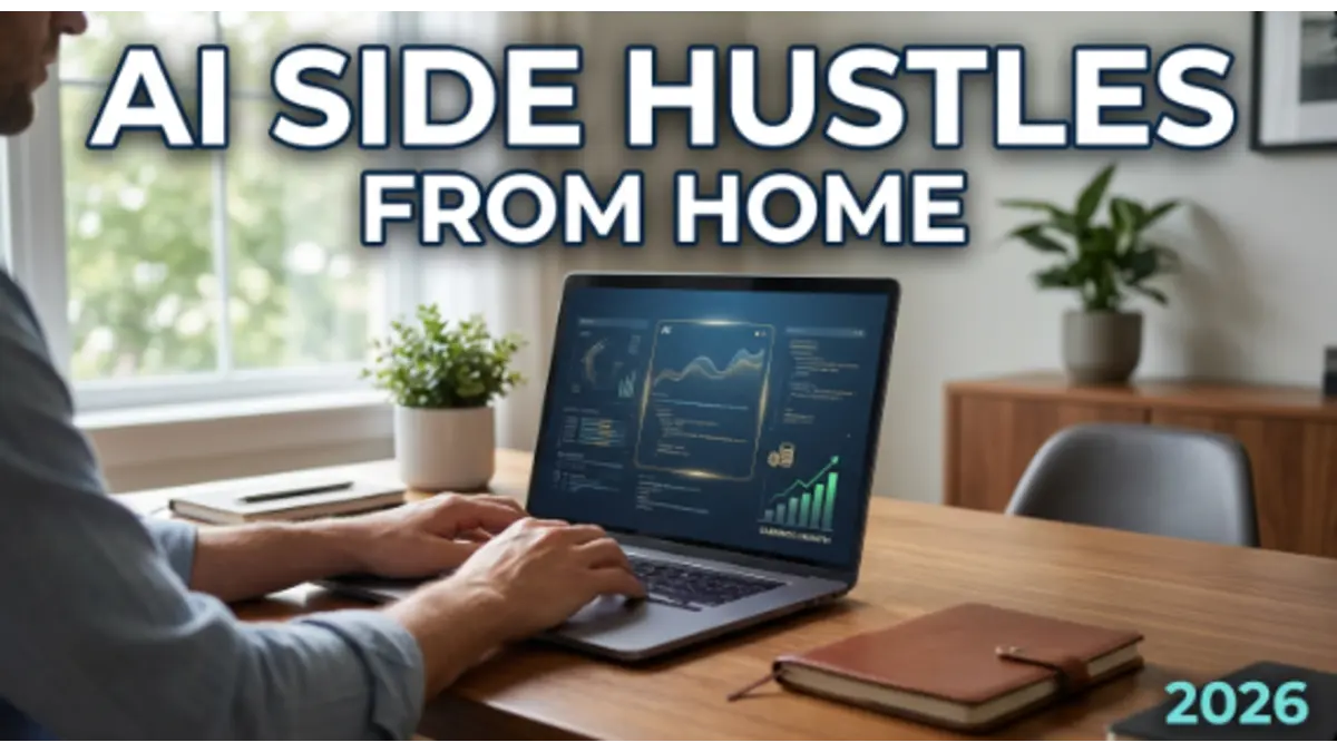 12 Earning Ways (AI Side Hustles From Home 2026)