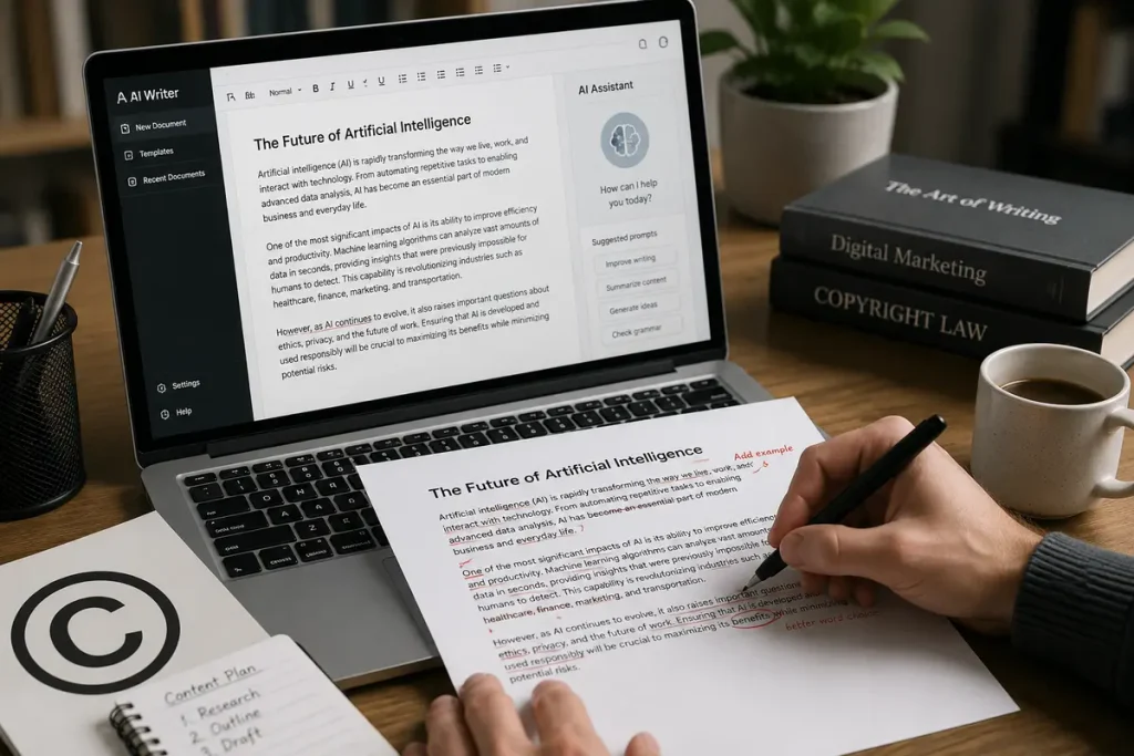 Copyright protection for AI-assisted ChatGPT content